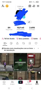 Conta Tiktok - 10K De Seguidores- Bom Engajamemto - Redes Sociais