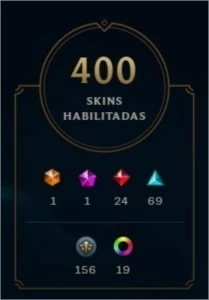Conta LoL de 2010 todos os campeoes 400 skins - League of Legends