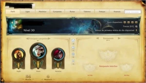 conta prata s6 - League of Legends LOL