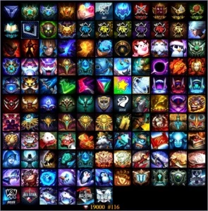 CONTA DIAMANTE V COM TODOS CAMPEÕES E 141 SKINS - League of Legends LOL