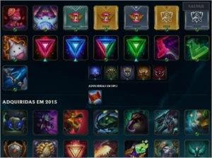 Conta League of Legends com todos os campeões e gold 3 LOL