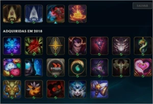 Conta League of Legends com todos os campeões e gold 3 LOL