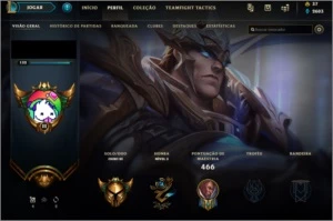 Conta League of Legends com todos os campeões e gold 3 LOL