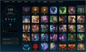 Conta League of Legends com todos os campeões e gold 3 LOL