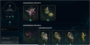 Conta League of Legends com todos os campeões e gold 3 LOL