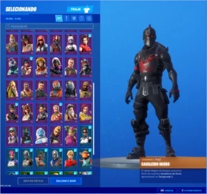 Fortnite Cavaleiro Negro Promoção +100 Skins