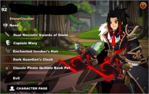 Conta Adventure Quest Worlds AQW