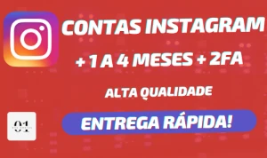 CONTAS INSTAGRAM 1 A 4 MESES [ALTA QUALIDADE] + 2FA