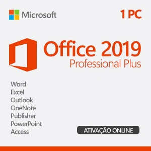 Office 2019 Pro Plus Chave de Ativação Vitalícia mais ISO - Softwares e Licenças