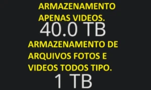 40 Tera De Armazenamento +1 Tera De Armazenamento - Outros