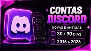 CONTAS DE DISCORD ANTIGAS 2026/2025/2023/2022/2021/2020/2019