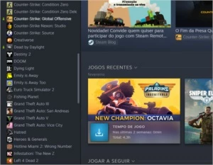Conta Steam com 80 jogos