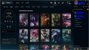 Conta d1 150 skins, Não jogo mais. - League of Legends LOL