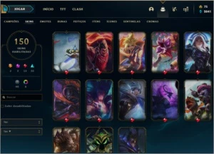 Conta d1 150 skins, Não jogo mais. - League of Legends LOL