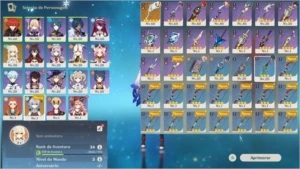 V> ganyu + harpa celestial, diluc c1 e xinquiu c5 - Genshin Impact