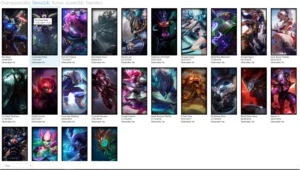 (PROMOÇÃO) 46 CAMPEÕES - 24 SKINS - League of Legends LOL
