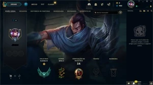 CONTA LOL SMURF  PLATINA 4 - 49 PDL (SKIN LUX ULTIMATE) - League of Legends