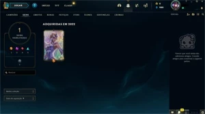 CONTA LOL SMURF  PLATINA 4 - 49 PDL (SKIN LUX ULTIMATE) - League of Legends