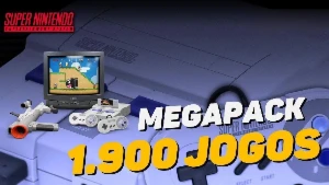 Pack com 1.900 jogos de Super Nintendo roms - Outros