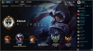 Conta lol Platina V - League of Legends