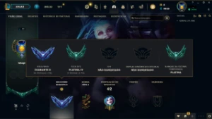 Conta League of Legends - Diamond 2 - Email não verificado LOL