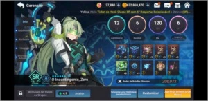 Conta Grand Chase Mobile