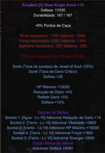 Vendo All Silver Heart De Bk Full10 - MU Online