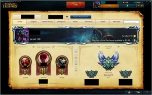 Conta de League of Legends Diamante IV LOL