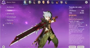 Razor + Tumulo do lobo ar20 - Genshin Impact