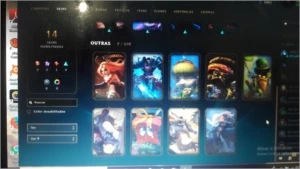 League of legends conta no Prata com skins LOL