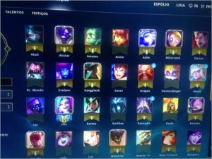 Conta Prata 1 MMR ALTO w-27p, 55champs runas ap/ad prontas. - League of Legends LOL