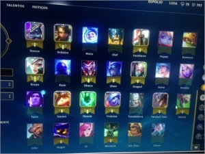 Conta Prata 1 MMR ALTO w-27p, 55champs runas ap/ad prontas. - League of Legends LOL