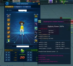 CONTA DMO AOX, UVX - Digimon Masters Online