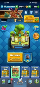 Conta Clash Royale | 7792 Troféus |278k de Gold | 830 GEMAS