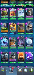 Conta Clash Royale | 7792 Troféus |278k de Gold | 830 GEMAS