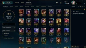 Conta league of legends platina 3 LOL
