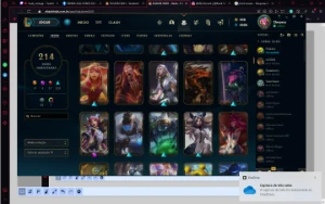 vendo conta de lol 214 skin ou troco conta vava cheia de ski - League of Legends