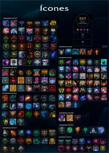 Conta no LOL, Ouro IV; muitas skins e  todos os campeões. - League of Legends