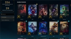 Conta league of legends (LOL) Platina ll
