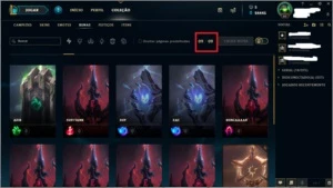 Conta League of Legends Platina S6/S7/S8 LOL