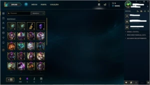 Conta League of Legends Platina S6/S7/S8 LOL