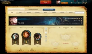 CONTA UNRANKED lV 30 / 30 CAMPEOES / 4 SKINS - League of Legends LOL