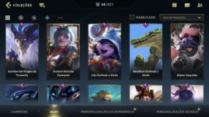 Conta de Wild rift, possui 64 skins e muito mais!! - League of Legends: Wild Rift LOL WR