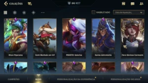 Conta de Wild rift, possui 64 skins e muito mais!! - League of Legends: Wild Rift LOL WR