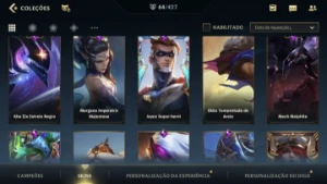 Conta de Wild rift, possui 64 skins e muito mais!! - League of Legends: Wild Rift LOL WR