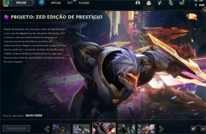 ZED E LUX PRESTIGIO - League of Legends LOL