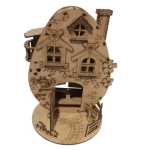 Casinha Modelo Ovo MDF, Cesta de páscoa Para Ovos De... - Artesanato e Personalizados