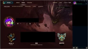 Conta mestre - Email não confimado - League of Legends LOL