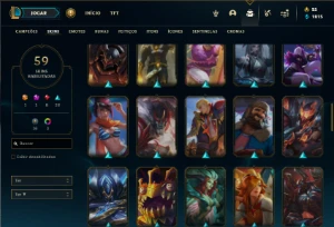 Diamante 4 com 131 Champs e 59 Skins ( MAIN MID / ADC ) - League of Legends LOL