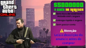 💰 GTA V Online - Dinheiro por Golpe |  PS4 | Até 50 Milhões